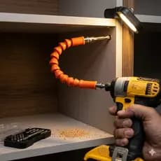 Cabo Extensor Flexivel 30cm Laranja Adaptador Conector