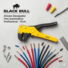 Alicate Decapador Automático Profissional Corte Ajustável Fio Elétrico Cabo 17cm