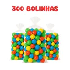Bolinha Plástica para Piscina até 300 Unidades Bolinhas Super Coloridas Piscina Criança Infantil 200/300