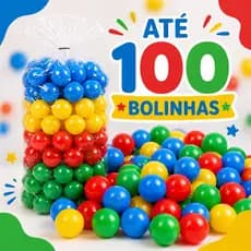 Bolinha Para  Piscina  Até 100 Unidades Colorida Não Amassa Ótima Qualidade Bolinhas de 76mm Envio Imediato