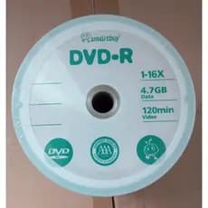 100 Mídia Virgem Dvd Smartbuy Logo Verde 4.7gb 120min Dvdr
