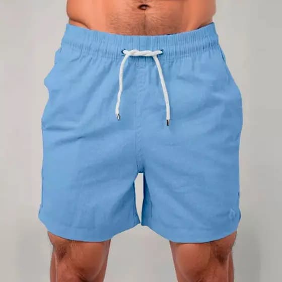 Short Linho Masculino Bermuda Mauricinho Leve Praia Verão