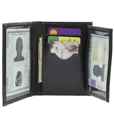 Carteira Masculina Porta Rg Porta Cnh Porta Cartões Em Couro