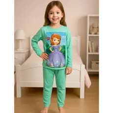 Pijama Infantil Manga Longa Menina Inverno Super Confortavel