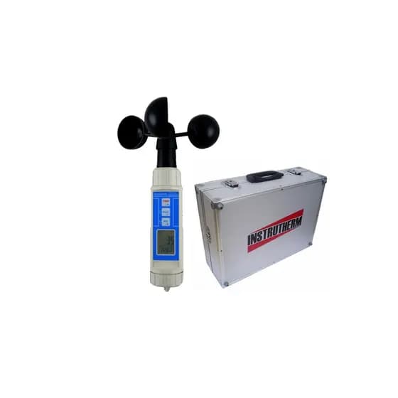 Kit Termo Higrômetro Digital Anemômetro Barômetro Ponto Orvalho Thab-500 Estojo Maleta Transporte