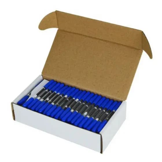 Tubo Carvão Vegetal Ativado 50 A 100mg 6x70mm Com 200 Unidades