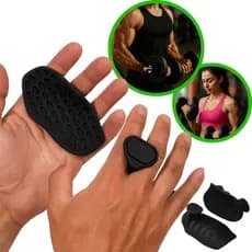 Luva de Academia Para levantamento de Peso Grip Mãos Protetor de Pegada Treino Cross Fit Musculação