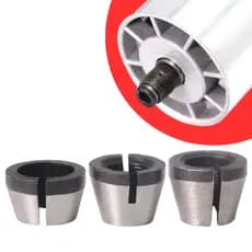 Kit Com 3 Pinças Para Tupia Laminadora (6mm - 1/4 - 8mm)