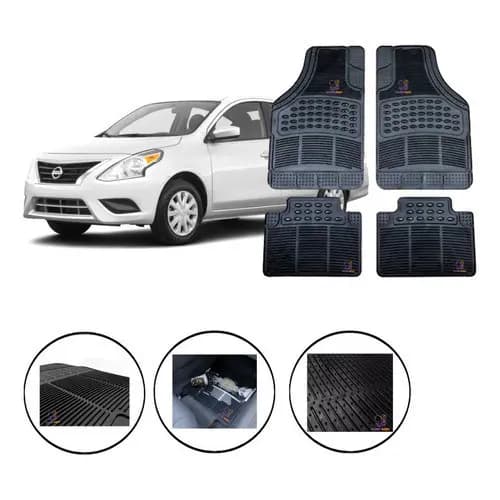 Jogo Tapete Carpete Borracha Nissan Versa 2011 A 2020