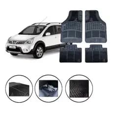Jogo Tapete Carpete Borracha Nissan Livina 2010 A 2014