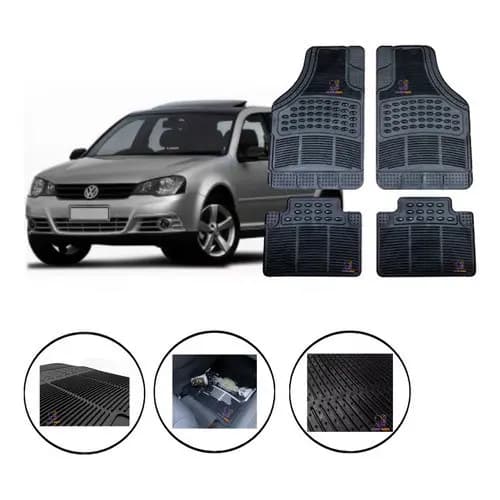Jogo Tapete Carpete Borracha Vw Golf 2008 A 2014