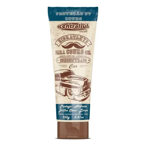 Hidratante e limpador de couro gel CentraSul super concentrado com proteção UV