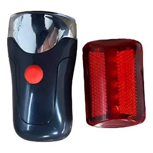 Kit Lanterna E Farol Bike Luz Ultra Led A Prova De Agua Luz