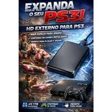 HD Externo Para PS3 3.0 Personalizado Completo