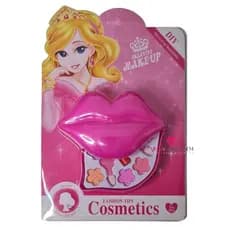 Kit Maquiagem Infantil Kids c/ Sombras Pincel Batom - Boca