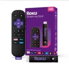 Roku streaming Stick TV Box Full HD controle por voz