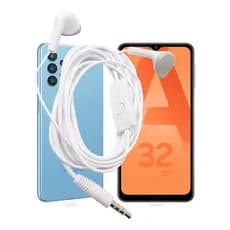 Fone De Ouvido Com Microfone Celular A32 A11 A12 A21 A30 A30S M31 A31 A50 A51 Original
