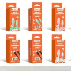 Cabo Carregador Turbo Rápido Para iPhone  7 8 X XS XR XS Max 11 Pro Max 12 13 Original Kaidi  Reforçado