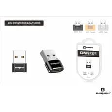 Adaptador Plug Usb Tipo C Para Usb 3.0 Macho Dados Otg