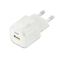 Carregador de Tomada Fonte Turbo 20W Cube Pro com entrada Tipo-C e USB KAIDI CQ-1501