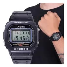 Relógio Masculino Aqua Digital Esportivo a Prova D'água