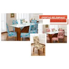 Capa de Cadeira para Mesa de Jantar - Estampadas - Super Luxo Malha em Gel - *** Oferta com Promoção ***