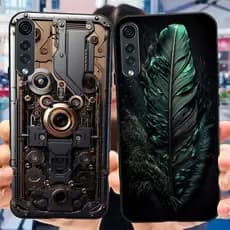 Para LG Velvet 5G Capa LM-G900N À Prova De Choque De Silicone Macia Pintada A Frio LMG910EMW