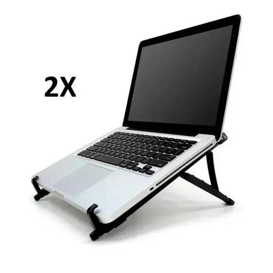 Suporte Para Notebook Regulavel Ergonomico Kit 2 Unidades