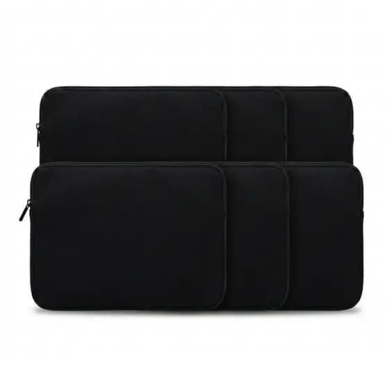 Kit 6 Luvas Capas Cases Notebook Leptop 15.6 Neoprene Reforçada Fechamento em Zíper