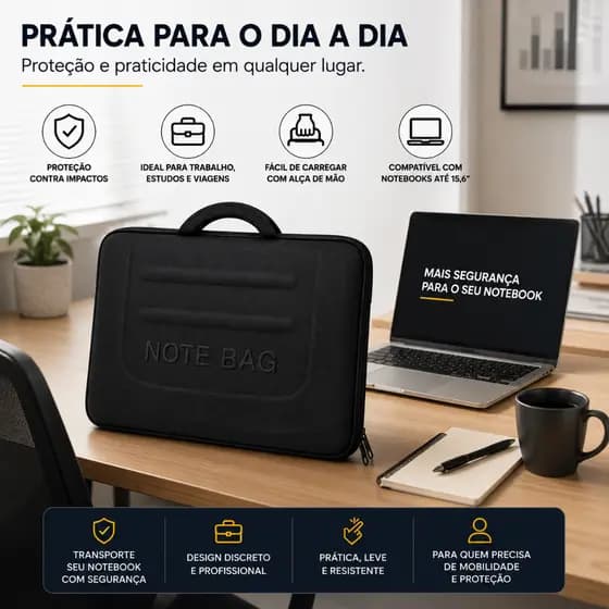 Capa Case para Notebook 15-15,6 Preto