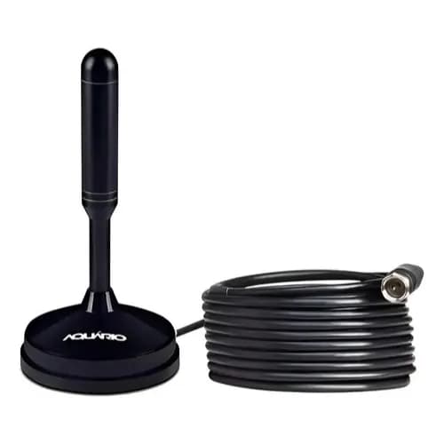 Antena Interna Digital Para Tv 150 Aquário Cabo 5 Metros
