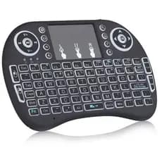 Mini Teclado Sem Fio com Touchpad e Retroiluminação LED - JP-2529