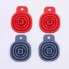 Funil Retrátil Silicone Dobrável Flexível Cozinha Utilidades UnyHome