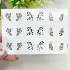 Adesivos de unha oncinha nude / Adesivos,películas,unhas,nails art,unhas decoradas,decoração de unha,unha delicada,cartela de unha,Queyti películas para unhas,não é adesivo 3d,não é artesanal