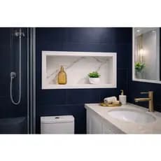 Nicho 60x30 Porcelanato Embutido | Porta Shampoo Box Banheiro | Premium