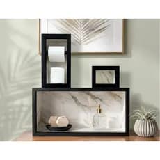Kit Nicho 60x30 Porcelanato Completo + Porta Papel + Saboneteira | Premium | Full