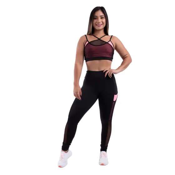 Promoção Calça Legging Fitness Academia Feminina - C83L