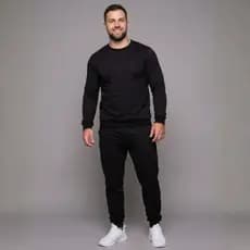 Conjunto Masculino de Casaco Tipo  Blusa de Frio Mais Calça Jogger