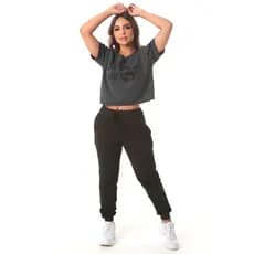Calça Moletom Feminina Com Punho Jogger  e Sem Punho