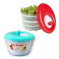Seca Salada Secador Centrifuga Legumes Verduras Alves 4,5 litros Manual 24,5 Cm