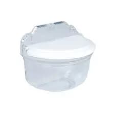 Saleiro Com Tampa De Plástico Cristal  500g