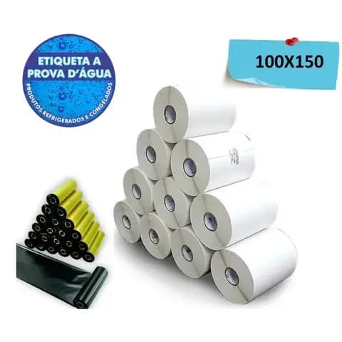 Kit 10 rolos 100x150 Bopp Acrilico 30g + 05 Ribbons Misto