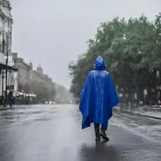 Capa de Chuva Para Jardineiro Jardinagem Trabalho Ao Ar Livre. Não atrapalha - Com Capuz. Unissex