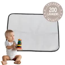 Trocador Portátil 70x50 Bebê Absorvente Acolchoado Multiuso - Unidade- Vila Flor