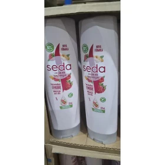 Kit Shampoo + Condicionador Seda Cabelos antiquedas Com ProbioticosKit Shampoo + Condicionador Seda Cabelos