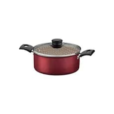 Caçarola Tramontina Turim 18 cm 2 L em Alumínio Antiaderente Vermelho