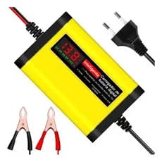 Carregador Portátil Bateria Automotiva 12v Inteligente Para Moto E Carro Mlm