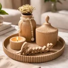Kit 5 Pecas Decoracao Sala Quarto Cozinha Home