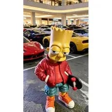 Bart Simpson Urbano 29cm Action Figure Skate Lançamento.