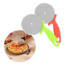 Cortador de Pizza Inox Profissional Carretilha Redondo Cores